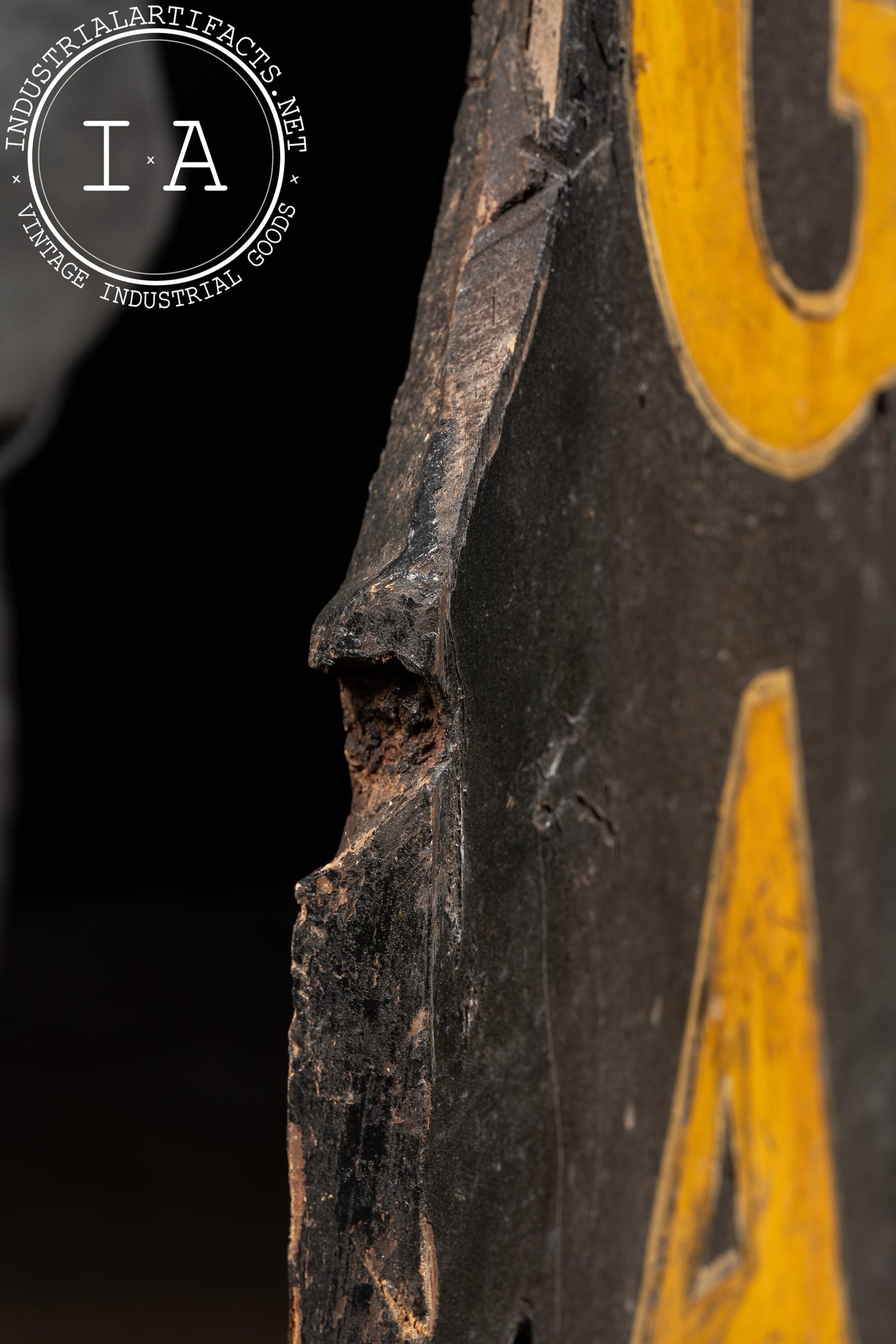 Antique "Cigars" Painted Wooden Sign