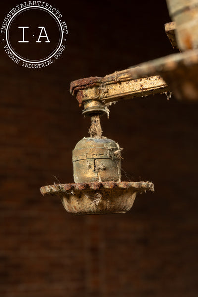 Antique Art Deco Five Bulb Hanging Fixture