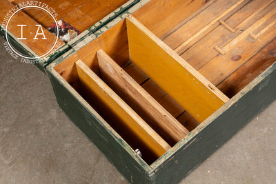 Vintage Swedish Wooden Trunk
