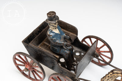 Late 19th Century Harris Doctor's Cart with Original Driver