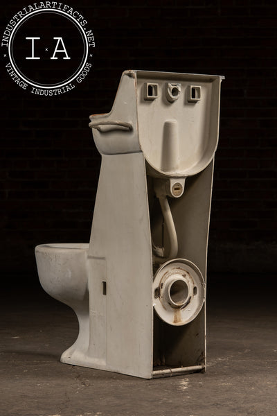 Vintage "Super Secur Ware" Prison Combination Toilet & Sink