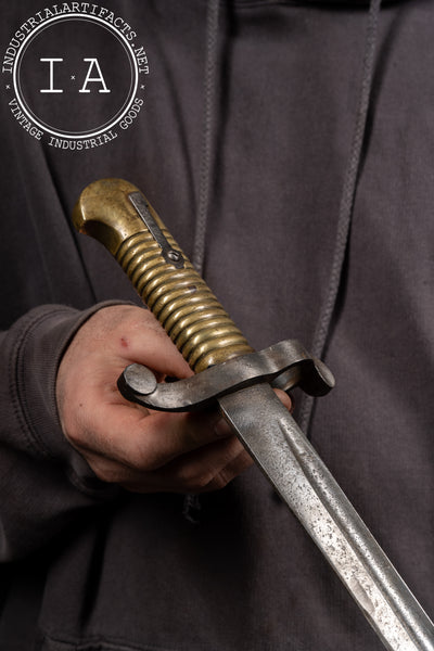 French Model 1842 Yataghan Saber Bayonet by Châtellerault