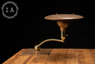 Vintage Saucer Lamp by MG Wheeler