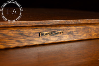 Antique Oak Filing Cabinet by Gaylord Bros.