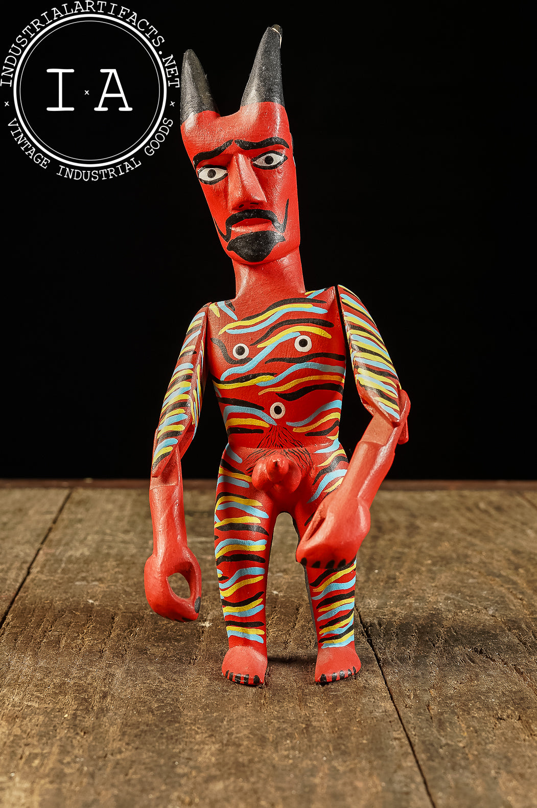 タンロ　釈迦 Diablo Fálico | Contemporary Articulated Oaxacan Alebrije