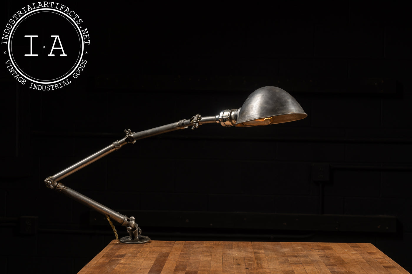 Vintage Ajusco Articulated Industrial Lamp