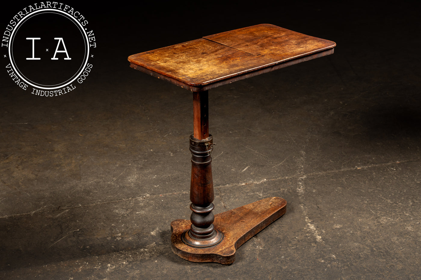 Late 19th Century Adjustable Over-Bed Reading Stand