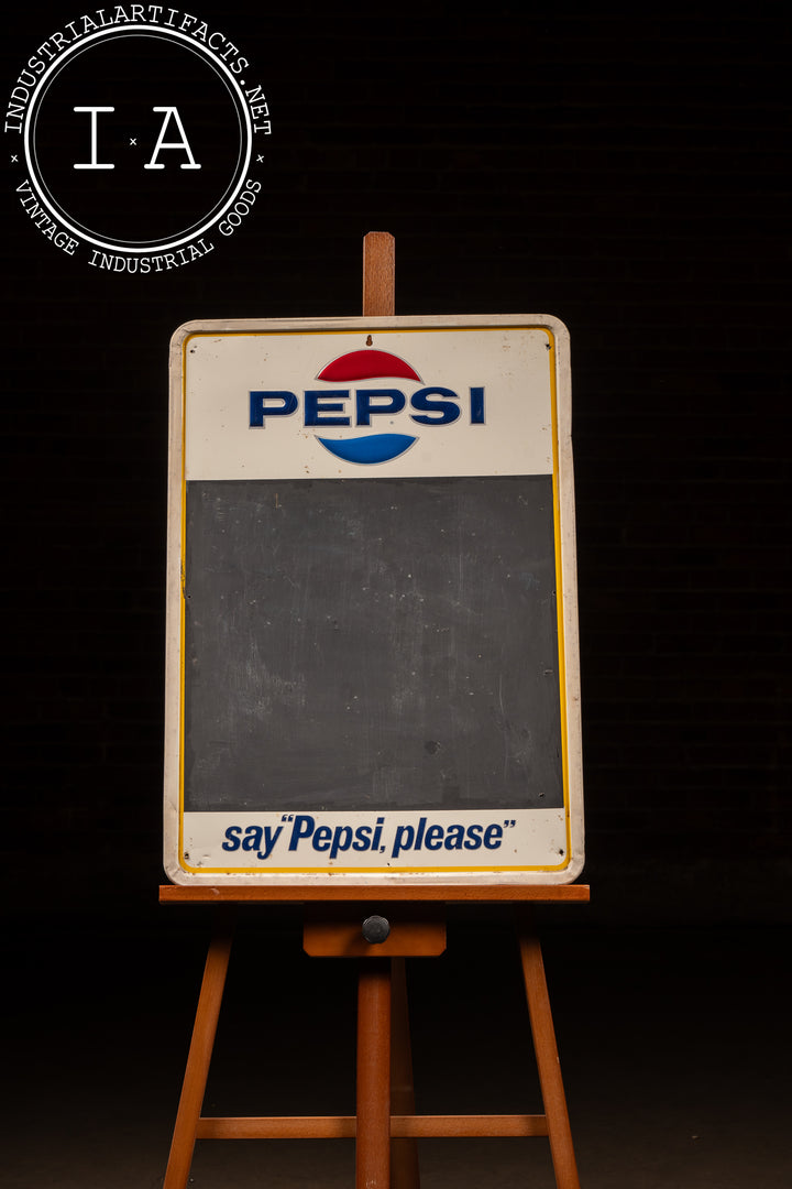 Vintage Pepsi Chalkboard Menu Sign – Industrial Artifacts