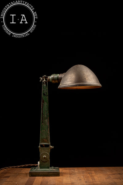 Early 20th Century American Fixture Co. Articulated Task Lamp