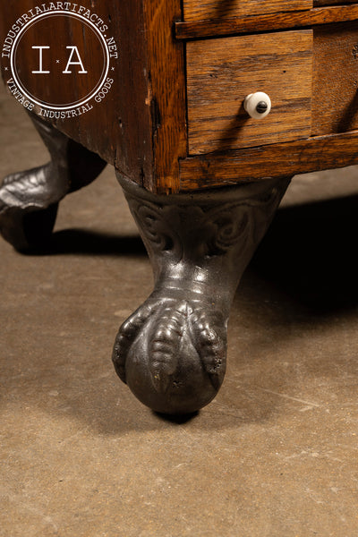 Early Oak 90-Drawer Apothecary Cabinet