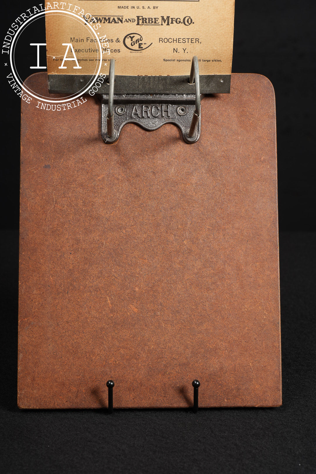 Antique Shannon Arch Filing Clipboard by Yawman & Erbe
