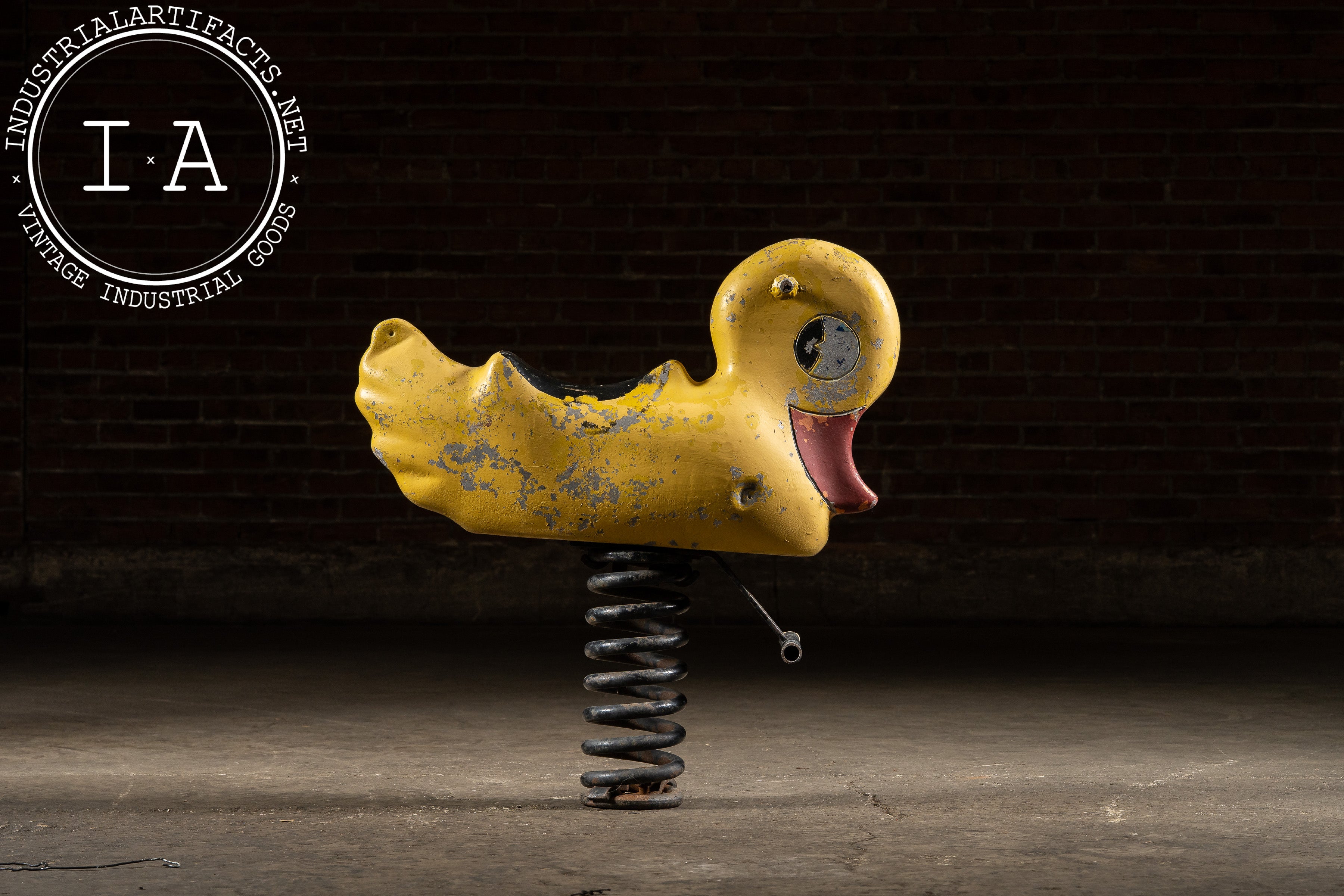 Vintage Duck Spring Rider Playground Toy by Mexico Forge – Industrial ...