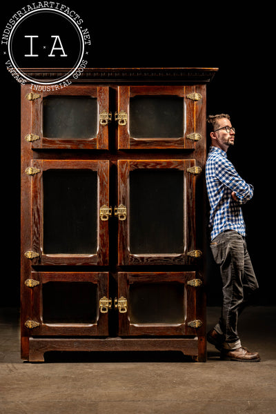 Early 20th Century Oak Ice Box