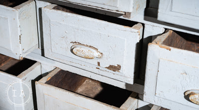 Depression Era 25 Drawer Apothecary Cabinet