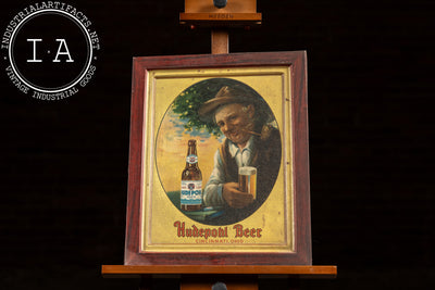 Early 20th Century Hudepohl Beer Self-Framed Tin Sign