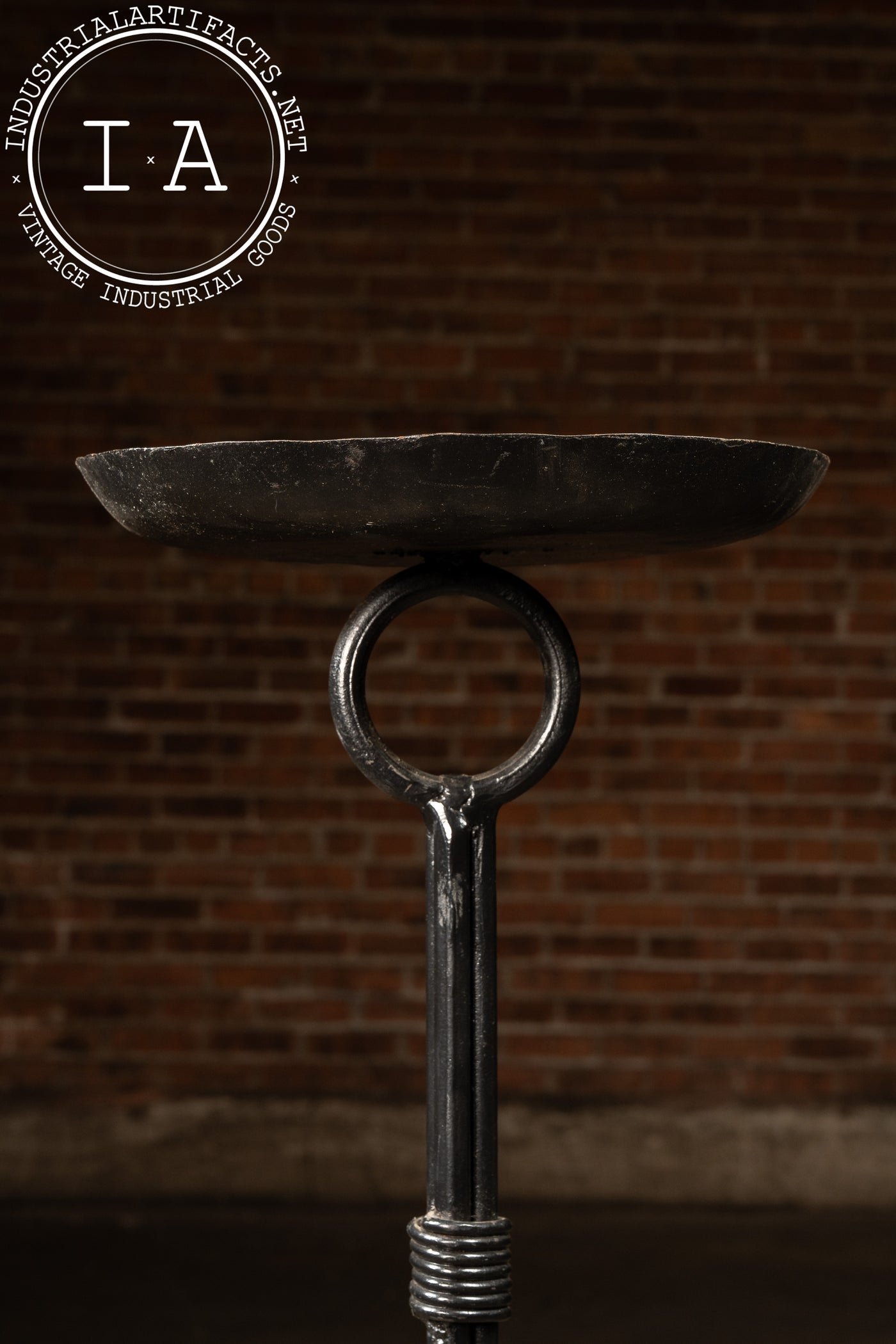 Vintage Handmade Wrought Iron Plant Stand