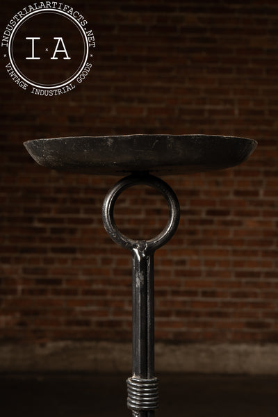 Vintage Handmade Wrought Iron Plant Stand