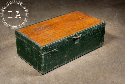 Vintage Swedish Wooden Trunk