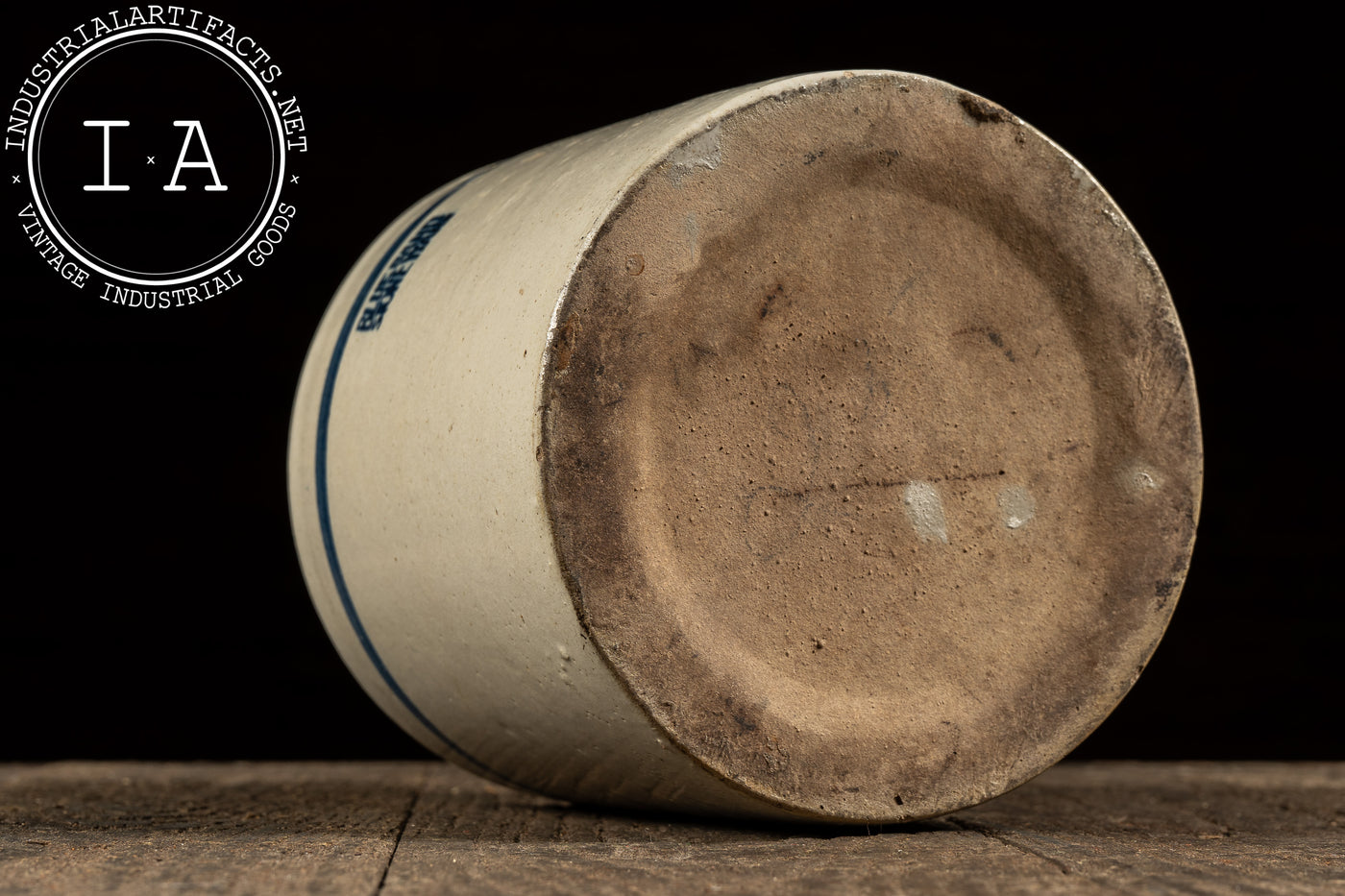 Early 20th Century 1-Gal. Stoneware Crock by Blue Band