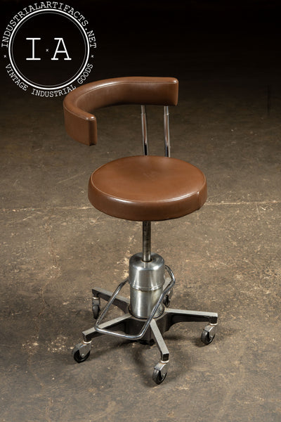 Modernist Dental Exam Chair by Dentsply in Brown