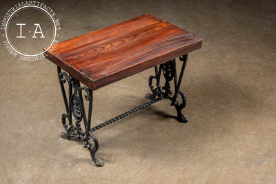 Early 20th Century Art Nouveau Bench