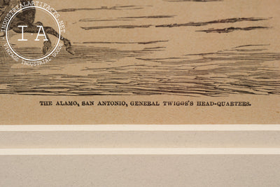 The Alamo - General Twiggs’ Headquarters | Framed Homer Etching