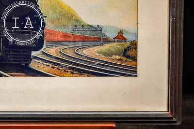 Steam Locomotive No. 5419 at Horseshoe Curve | Teller Framed Print