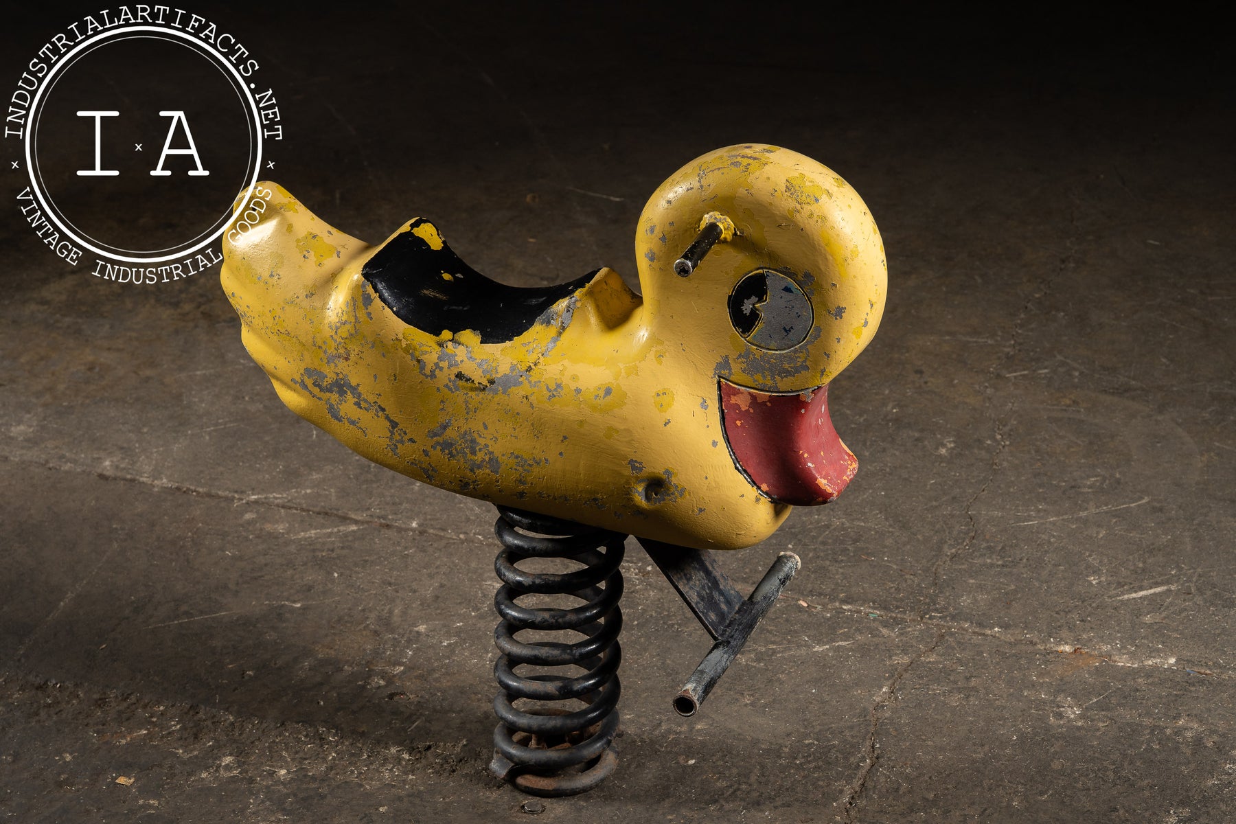 Duck Spring Rider Old Vintage Duck Spring Rider Playground Toy by Mexico Forge – Industrial ...