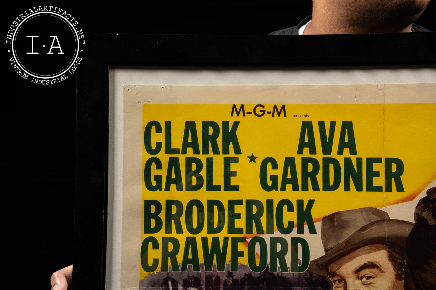 Original “Lone Star” 1952 MGM Half-Sheet Film Poster