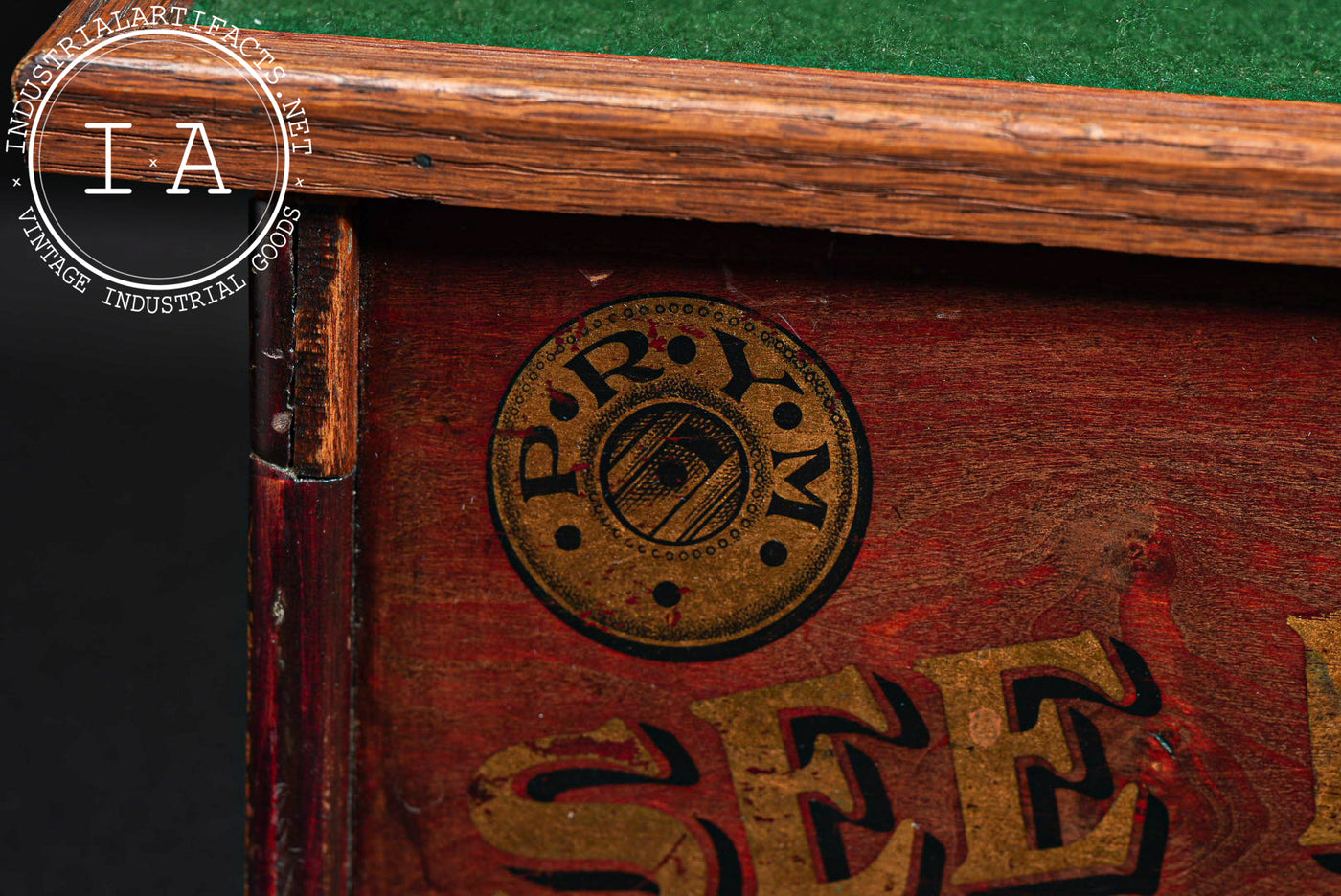 Antique Prym Advertising Countertop POS Cabinet