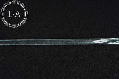 Late 19th Century Victorian Whimsy Art Glass Twisted Shepherd's Crook Cane