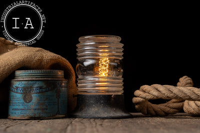 Vintage Industrial Marine Bulkhead Light Fixture