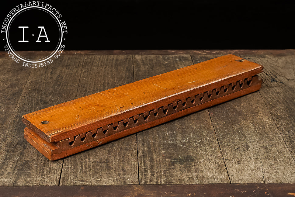 Antique Wooden Cigar Press Mold