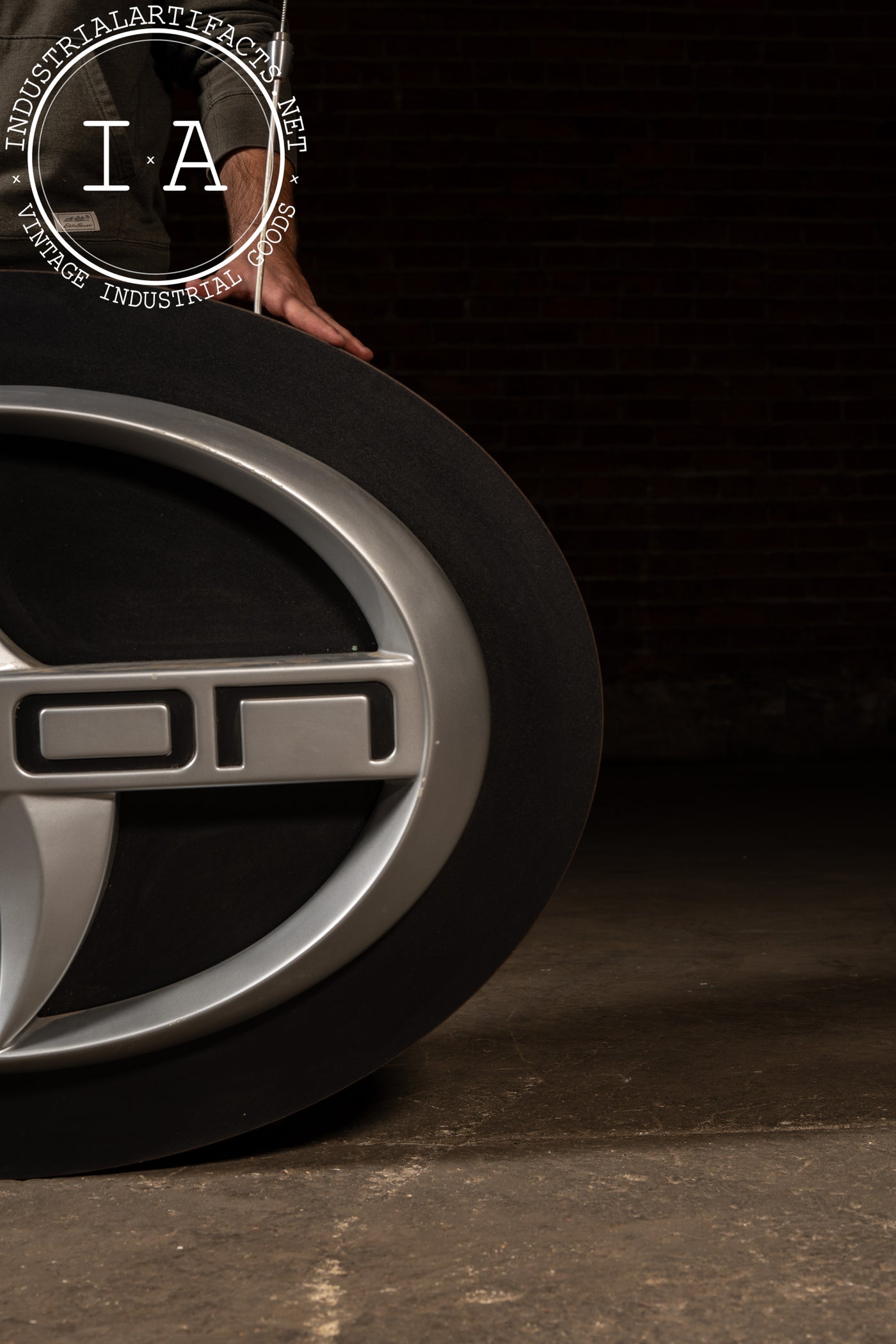 Large Double-Sided Scion Dealership Emblem Sign