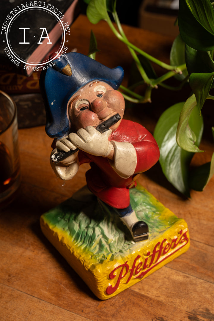 Vintage Johnny Fifer Chalkware Mascot Sculpture – Industrial Artifacts