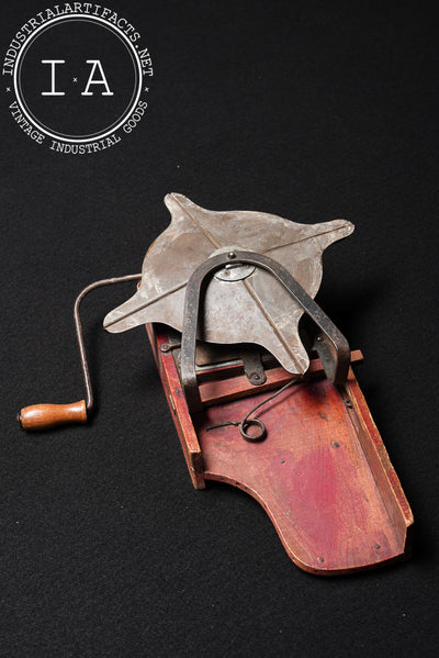 Early 20th Century Hand-Crank Seed Spreader by Cyclone