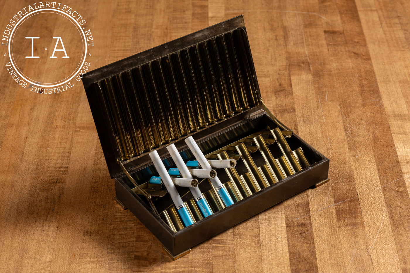 Brass Cigarette Case by Park Sherman