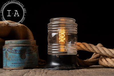 Vintage Industrial Marine Bulkhead Light Fixture