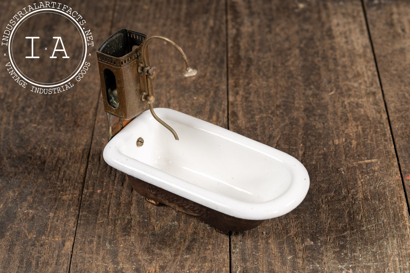 Late 19th Century German Bathub Boiler Salesman Sample by Prof. Junkers