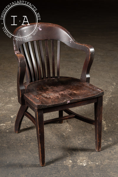 Early 20th Century Banker’s Armchair