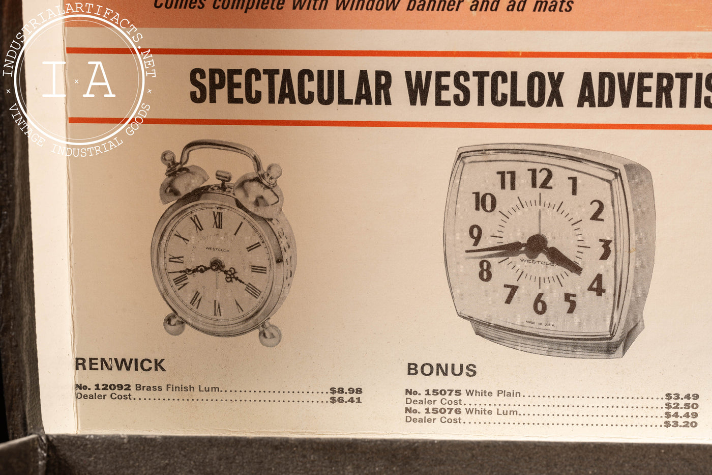 c. 1967 Westclox Salesman Sample Case