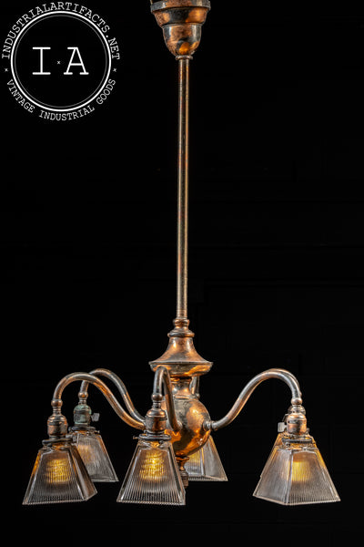 Early 20th Century Japanned Craftsman Lamp