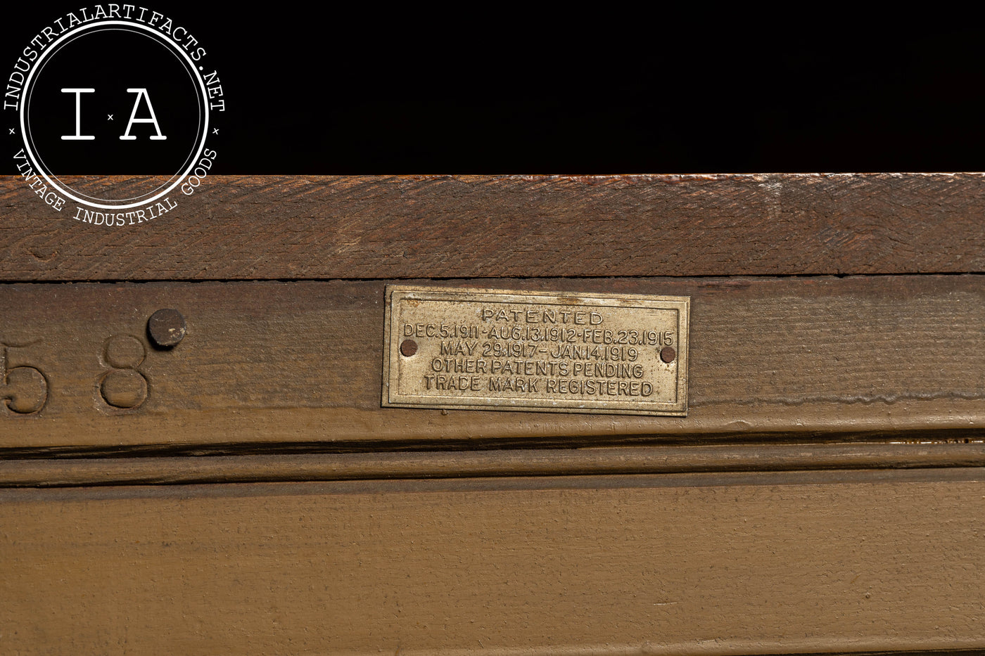 Early 20th Century Oak "Leonard" Refrigerator by Grand Rapids