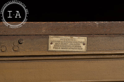 Early 20th Century Oak "Leonard" Refrigerator by Grand Rapids