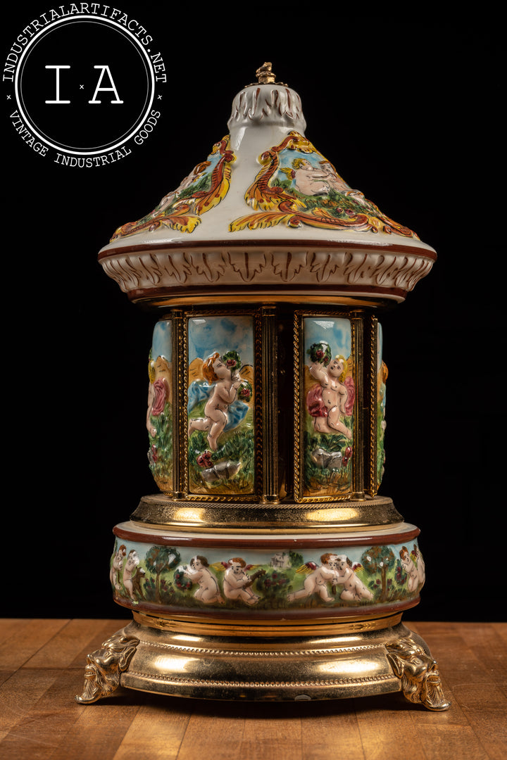 【英国】Crown 　Devon社　ハニカム・ボックス(1935年) 英国】Crown Devon社ハニカム・ボックス(1935年)