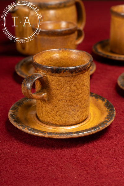 Vintage 20-Piece McCoy Pottery "Canyon Mesa" Dinner & Tea Set
