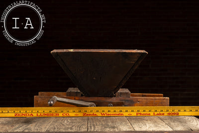 Antique Wooden Grape Crusher