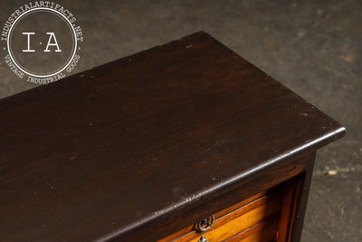 Early 20th Century 16-Drawer Oak Dental Cabinet