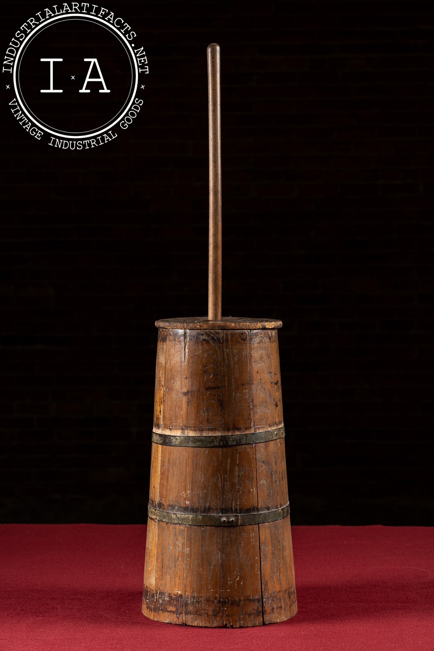 Early 20th Century No. 1 5-Gal. Butter Churn by Standard Churn