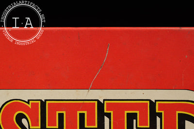 Winchester Museum Tin Lithograph on Cardboard Sign